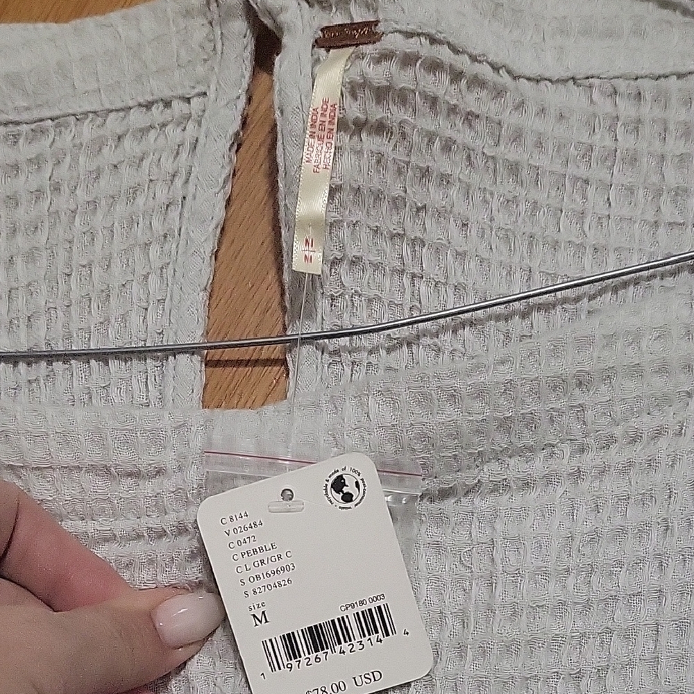 Free People Pull Me In Gray Romper - Picture 6 of 10